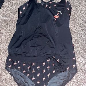 Lane Bryant 2 piece flamingo